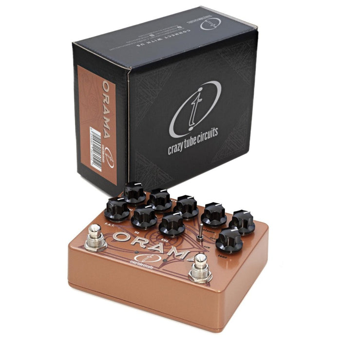 Crazy Tube Circuits | ORAMA | Dual Drive Amp in a Box & Fuzz Pedal | Inspired by Orange OR120 Amp & Frantone PeachFuzz (CTC-Orama) - Gsus4