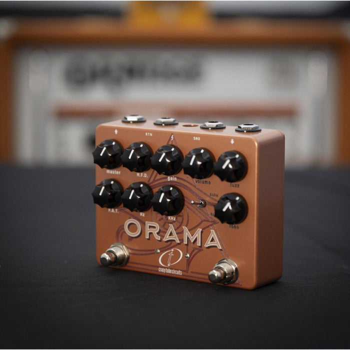 Crazy Tube Circuits | ORAMA | Dual Drive Amp in a Box & Fuzz Pedal | Inspired by Orange OR120 Amp & Frantone PeachFuzz (CTC-Orama) - Gsus4