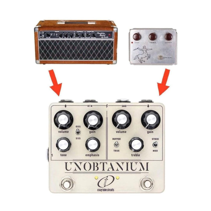 unobtainium pedal Crazy Tube Circuits | UNOBTANIUM | Klon & Dumble in a Box | Dual Overdrive
