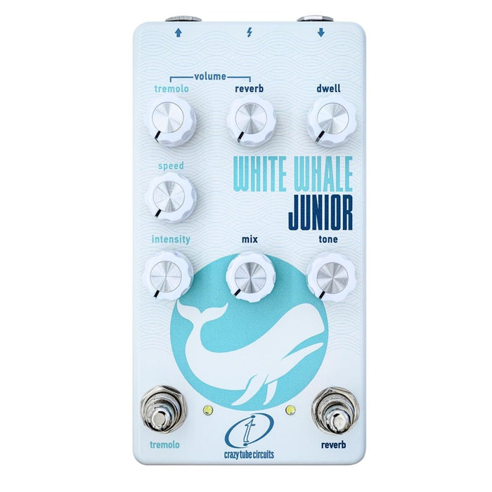 Crazy Tube Circuits White Whale Junior real spring reverb and tremolo pedal