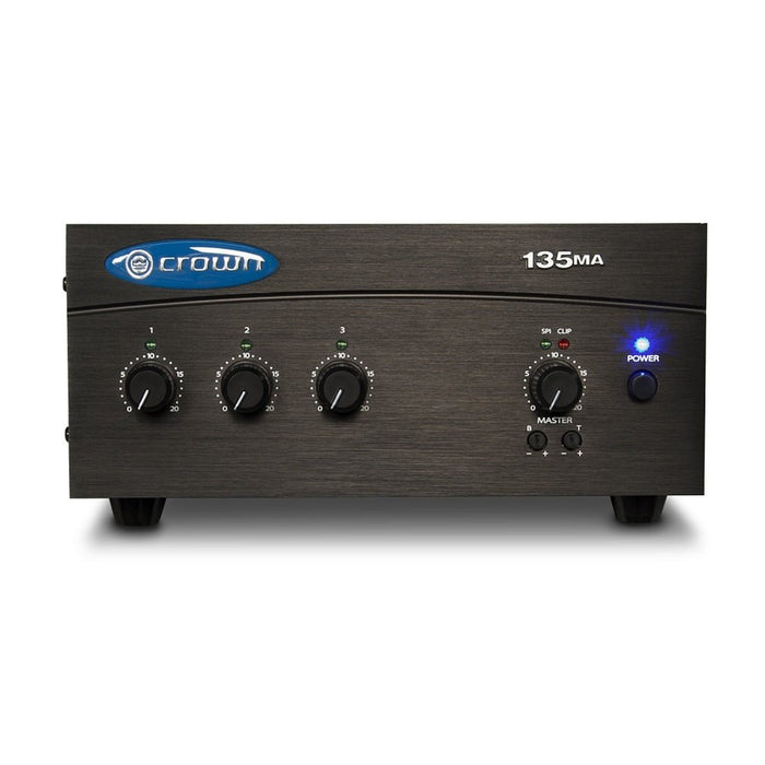 Crown 135MA - 3 - Input 35W Mixer - Amplifier (CWN-135MA) - Gsus4