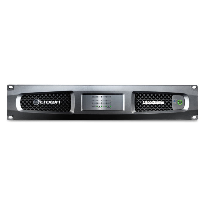 Crown DCI4300N - 4 - Channel 300W Power Amplifier with BLU link (CWN-DCI4X300N) - Gsus4