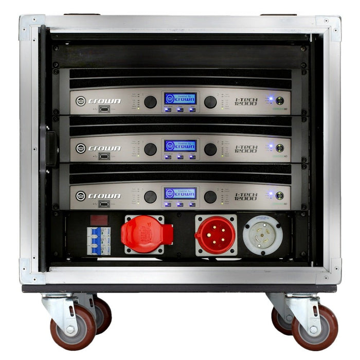 Crown VRACK 3 x IT12000HD Amplifiers Rack PD + I/O (CWN-VRACK12K) - Gsus4