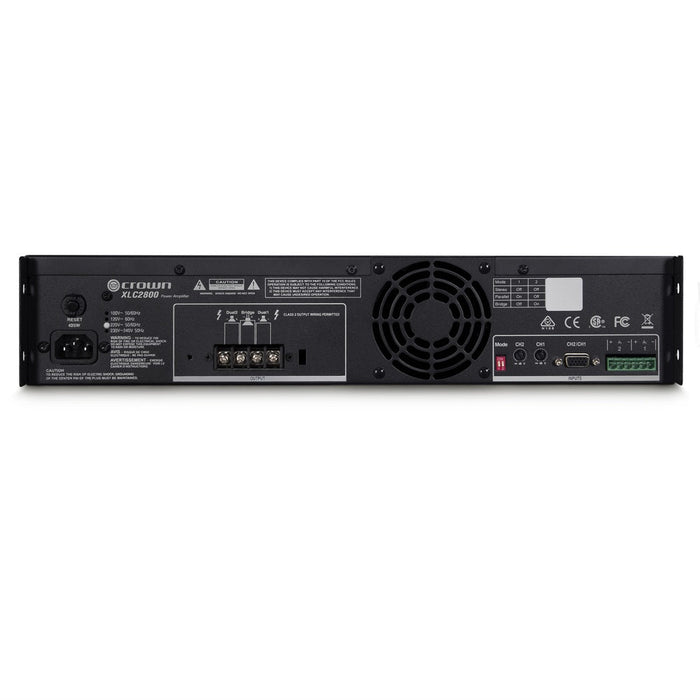 Crown XLC2800 AMPLIFIER - Two - channel 800W at 4 Ohms Power Amplifier (CWN-XLC2800) - Gsus4