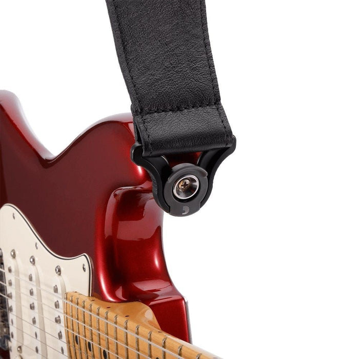 D'Addario 2.5" Comfort Leather Auto Lock Strap - Black (25BAL00) - Gsus4