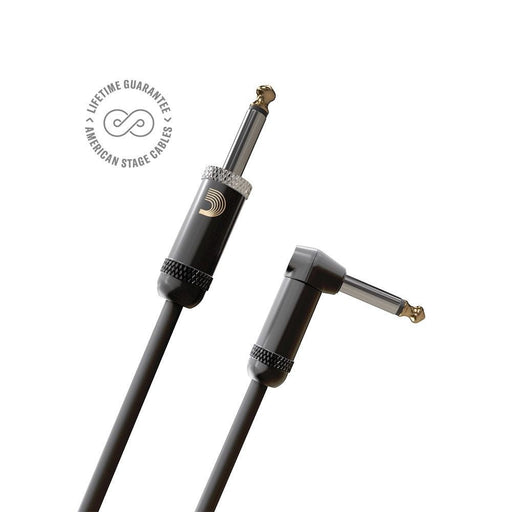 D'Addario American Stage Dual Right Angle Instrument Cable (15ft) (PW-AMSGRR-15) - Gsus4