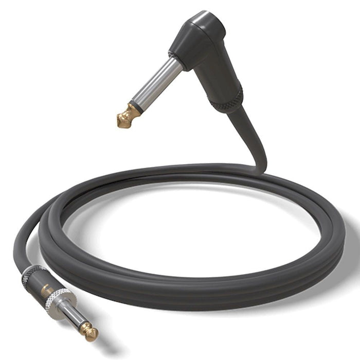 D'Addario American Stage Straight to Right - Angle Instrument Cable (10ft) (PW-AMSGRA-10) - Gsus4