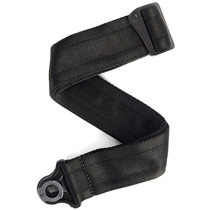 D'Addario Auto Lock Nylon Guitar Strap (Black) (50BAL00) - Gsus4