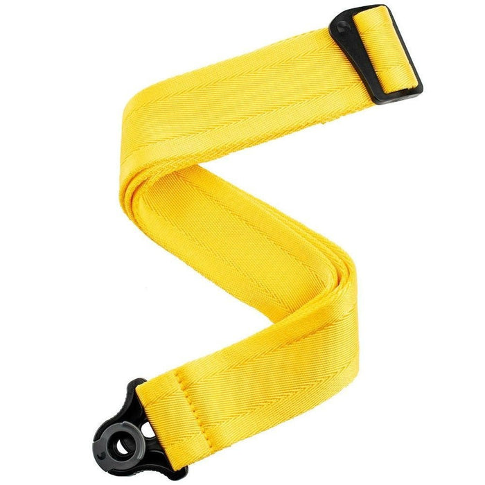 D'Addario Auto Lock Nylon Guitar Strap (Mellow Yellow) (50BAL07) - Gsus4