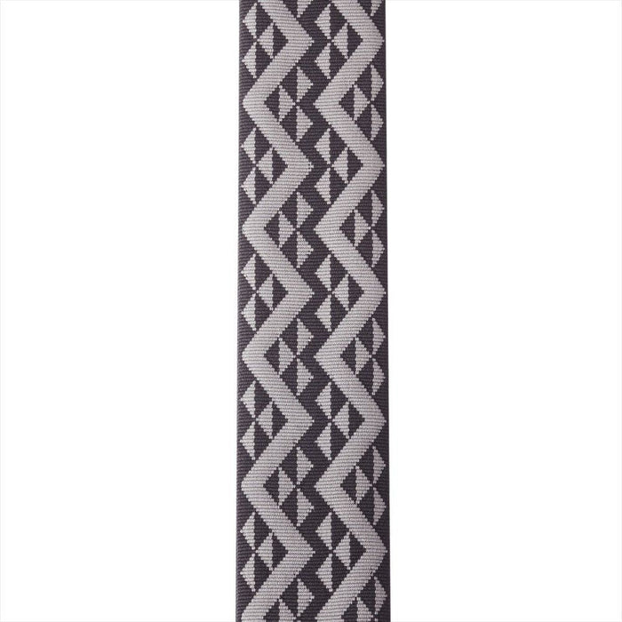 D'Addario Auto Lock Padded Guitar Strap (Black Geometric Pattern) (50BAL03) - Gsus4