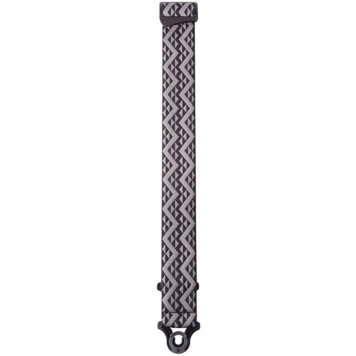 D'Addario Auto Lock Padded Guitar Strap (Black Geometric Pattern) (50BAL03) - Gsus4
