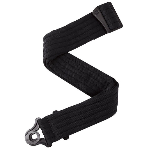D'Addario Auto Lock Padded Guitar Strap (Black w/ Stitch Stripes) (50BAL01) - Gsus4