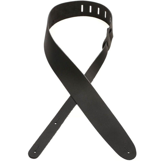 D'Addario Basic Classic Leather Guitar Strap (Black) (25BL00) - Gsus4