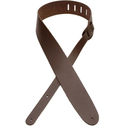 D'Addario Basic Classic Leather Guitar Strap (Brown) (25BL01) - Gsus4