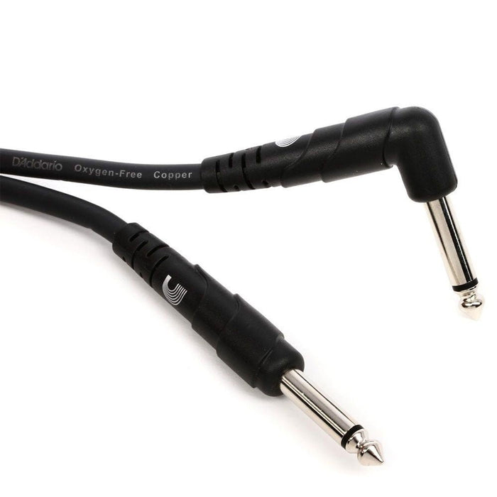 D'Addario Classic Series Right Angled Instrument Cable (20ft) (PW-CGTRA-20) - Gsus4
