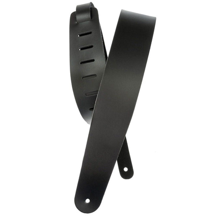 D'Addario Deluxe Series Classic Leather Guitar Strap (Black) (25L00-DX) - Gsus4