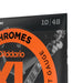 D'Addario ECG23 XL Chromes Flatwound Electric Strings - Extra Light (10 - 48) (ECG23) - Gsus4