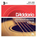 D'Addario EJ17 - 3D Phosphor Bronze Acoustic Guitar Strings 3 - PACK - Medium (13 - 56) (EJ17-3D) - Gsus4