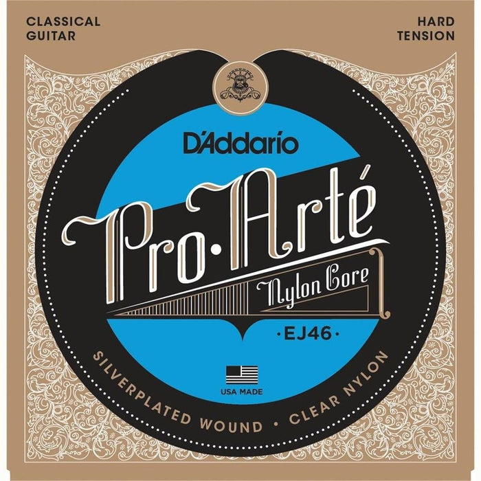 D'Addario EJ46 Pro - Arte Nylon Classical Guitar Strings - (Hard Tension) (EJ46) - Gsus4