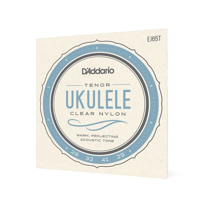 D'Addario EJ65T Set Tenor Ukulele Clear Nylon (EJ65T) - Gsus4