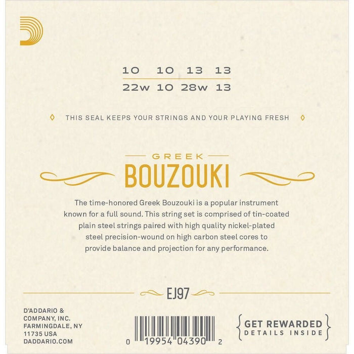 D'Addario EJ97 Greek Bouzouki (EJ97) - Gsus4