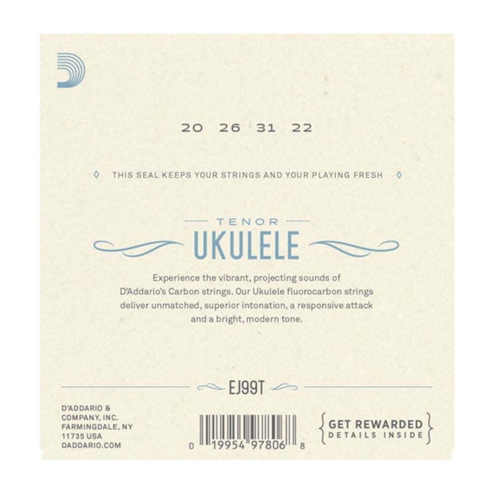 D'Addario EJ99T ProArte Carbon Ukulele Strings Tenor (EJ99T) - Gsus4