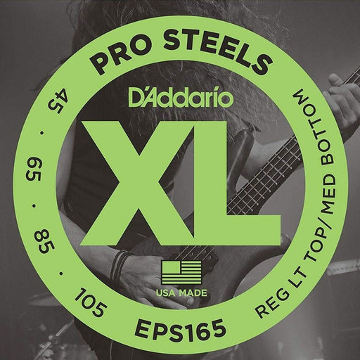 D'Addario EPS165 XL Prosteels Bass Guitar Strings - Custom Light Long Scale (45 - 105) (EPS165) - Gsus4