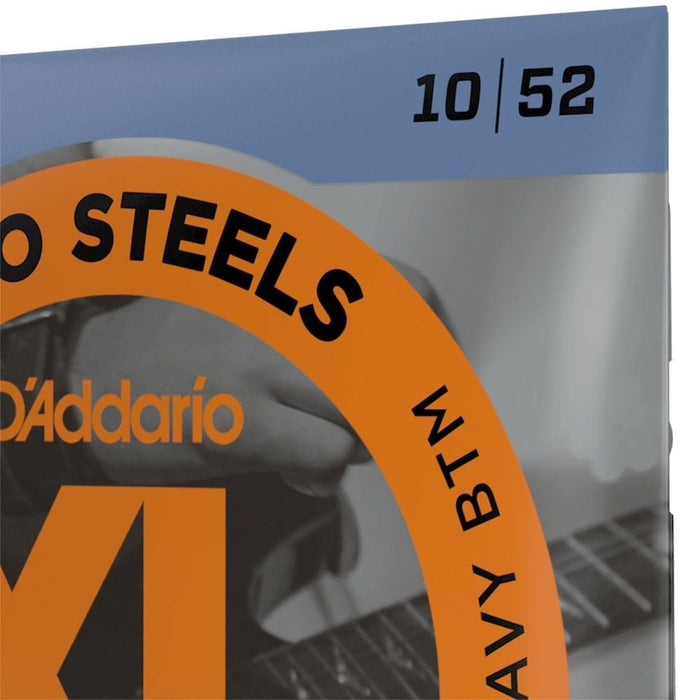 D'Addario EPS540 ProSteels Electric Guitar Strings Light Top/Heavy Bottom (10 - 52) (EPS540) - Gsus4