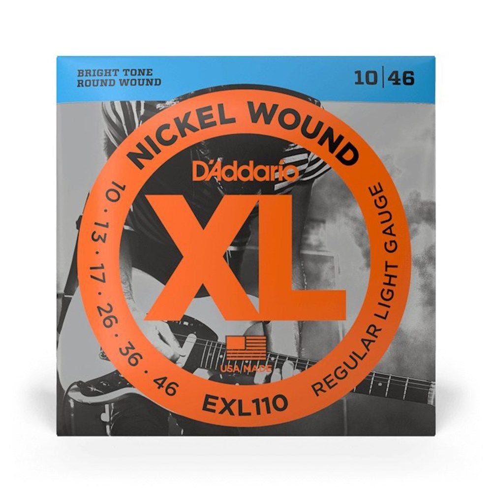 D'Addario EXL110-B25 Nickel Wound Electric Guitar Strings 25-Pack ...