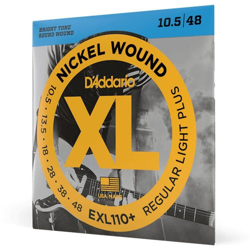 D'Addario EXL110+ Nickel Wound Electric Guitar Strings - Regular Light (10.5 - 48) (EXL110+) - Gsus4