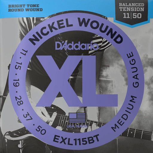 D'Addario EXL115BT Nickel Electric Strings - Balanced Tension Medium (11 - 50) (EXL115BT) - Gsus4