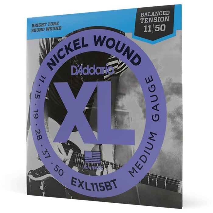 D'Addario EXL115BT Nickel Electric Strings - Balanced Tension Medium (11 - 50) (EXL115BT) - Gsus4