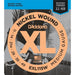 D'Addario EXL115W Nickel Wound Electric Strings w/ Wound 3rd - Medium (11 - 49) (EXL115W) - Gsus4