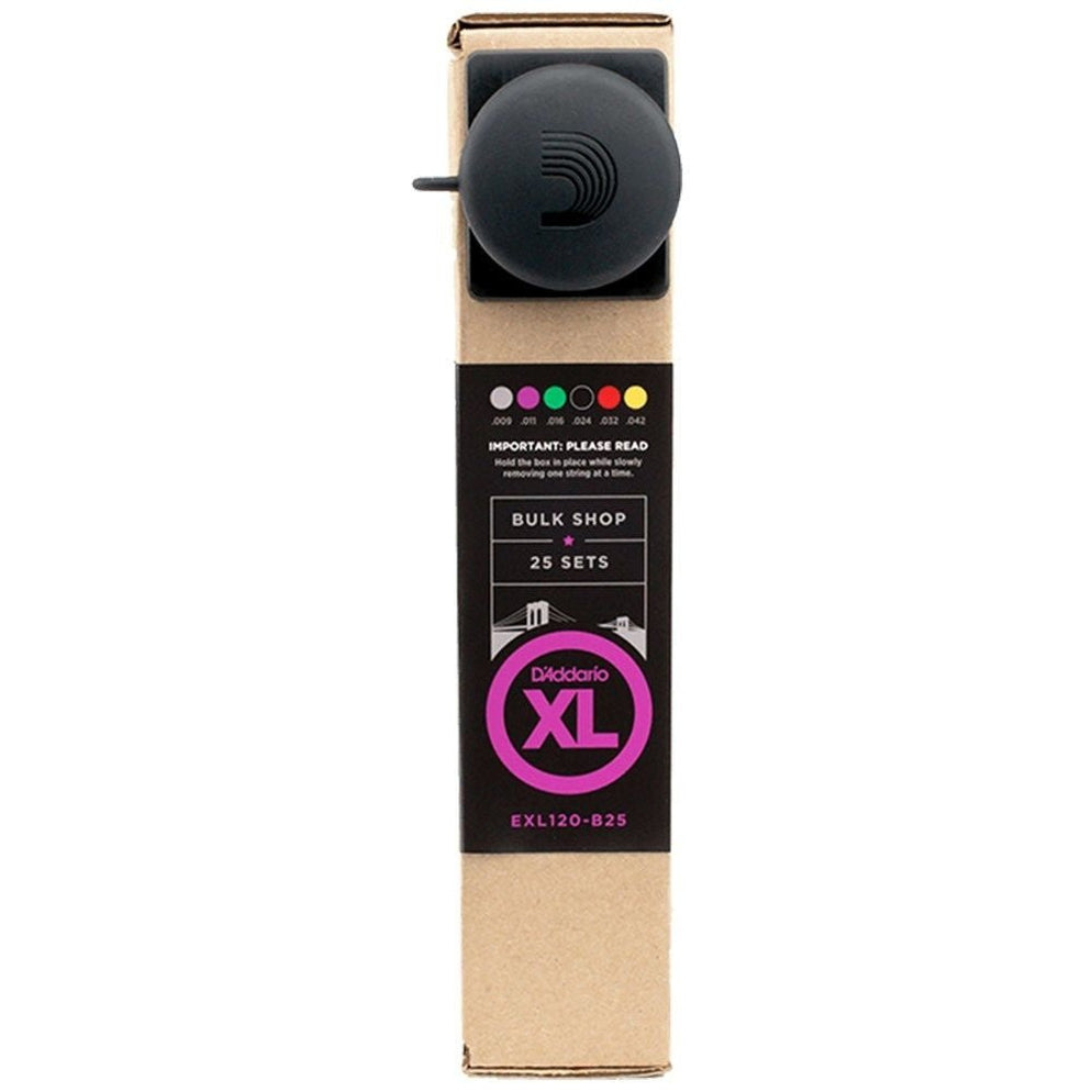 D'Addario EXL120-B25 Nickel Wound Electric Guitar Strings 25-Pack-Super ...