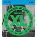 D'Addario EXL130 Nickel Wound Electric Guitar Strings - Extra Super Light (8 - 38) (EXL130) - Gsus4