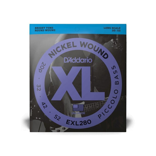 D'Addario EXL280 Nickel Wound Piccolo Bass Strings Long Scale (20 - 52) (EXL280) - Gsus4