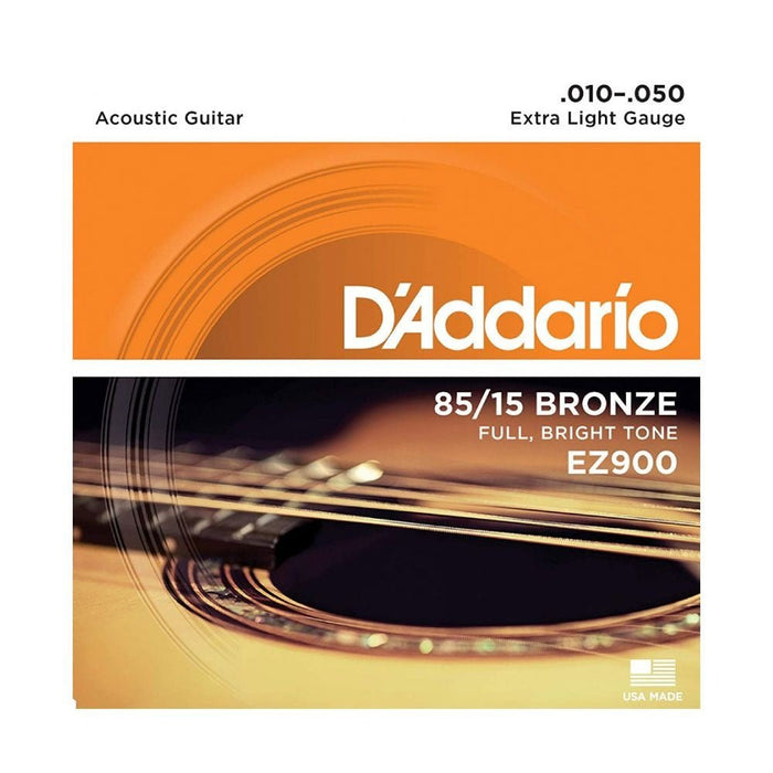 D'Addario EZ900 85/15 Bronze Acoustic Guitar Strings Extra Light (10 - 50) (EZ900) - Gsus4