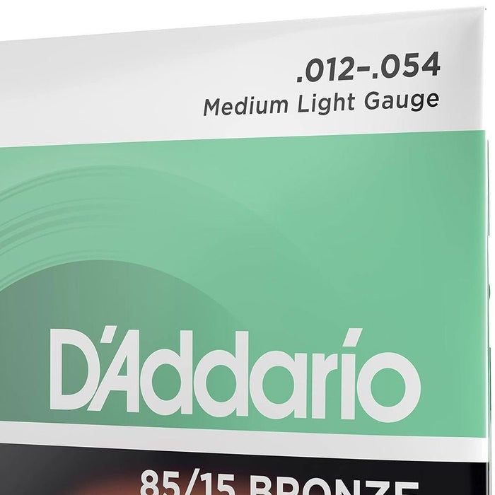 D'Addario EZ920 85/15 Bronze Acoustic Guitar Strings Medium Light (12 - 54) (EZ920) - Gsus4
