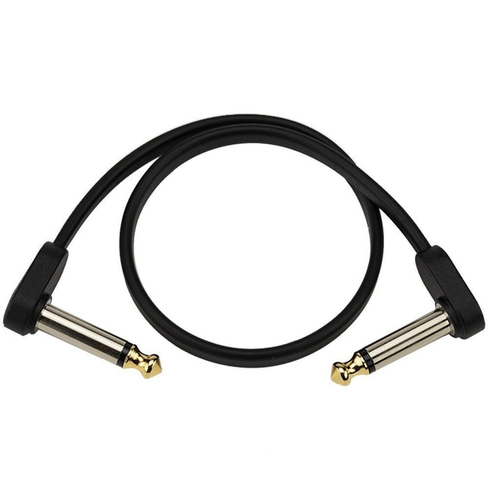 D'Addario Flat Patch Cable - Matching Right - Angle (1ft) (PW-FPRR-01) - Gsus4