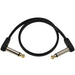 D'Addario Flat Patch Cable - Matching Right - Angle (1ft) (PW-FPRR-01) - Gsus4