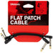 D'Addario Flat Patch Cable - Offset Right - Angle 2 - Pack (4 inches) (PW-FPRR-204OS) - Gsus4