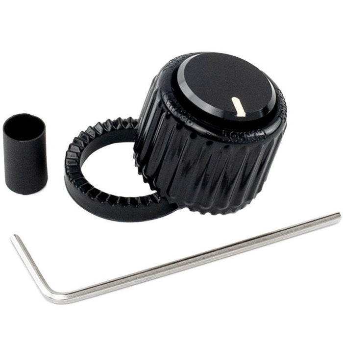 D'Addario LOKNOB (Large Black Plastic Knob) (PW-LNL-01B) - Gsus4