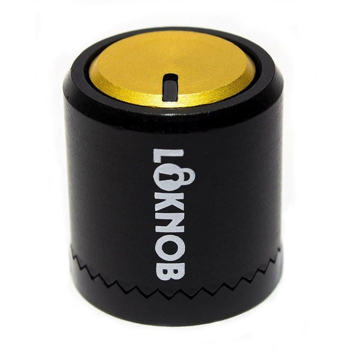 D'Addario LOKNOB Pro Large (Black/Gold) (PW-LNPL-01BG) - Gsus4
