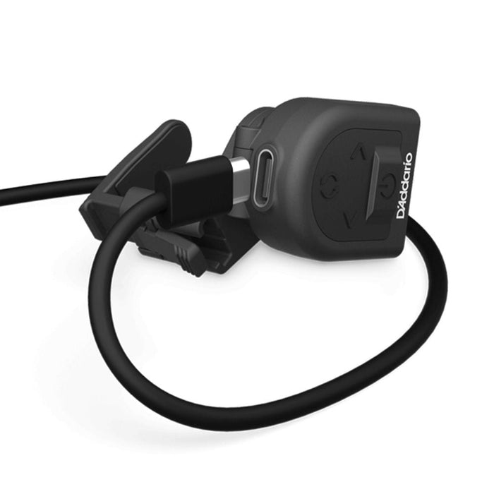 D'Addario Micro Rechargeable Headstock Tuner (Black) (PW-CT-12RC) - Gsus4