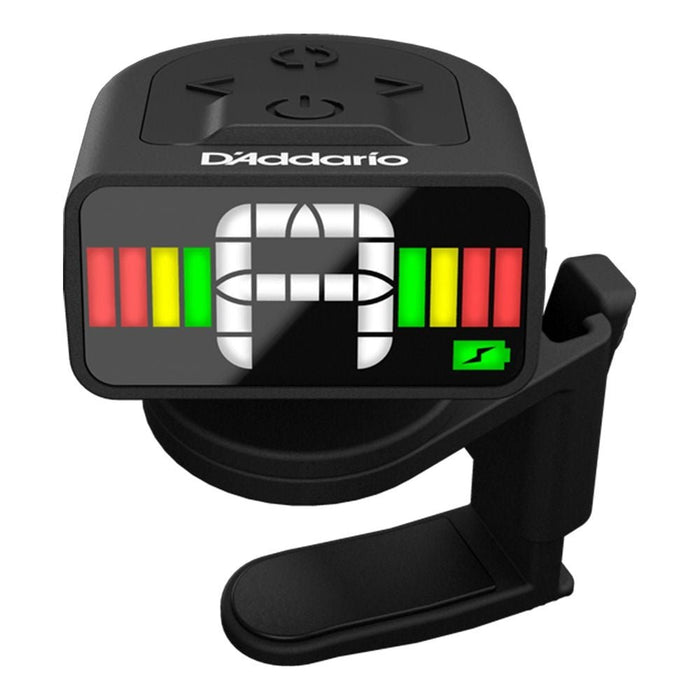 D'Addario Micro Rechargeable Headstock Tuner (Black) (PW-CT-12RC) - Gsus4