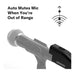D'Addario | Microphone Mute Sensor | Hands - Free Mic Muting w/ Infrared Sensor (PW - IRMM - 01) - Gsus4
