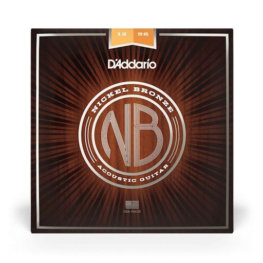 D'Addario NB1256 Nickel Bronze Acoustic Guitar Strings Light Top, Medium Bottom 12 - 56 (NB1256) - Gsus4