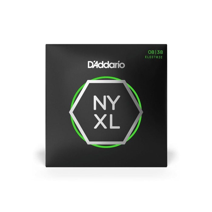 D'Addario NYXL0838 Nickel Wound Electric Guitar Strings - Extra Super Light (8 - 38) (NYXL0838) - Gsus4