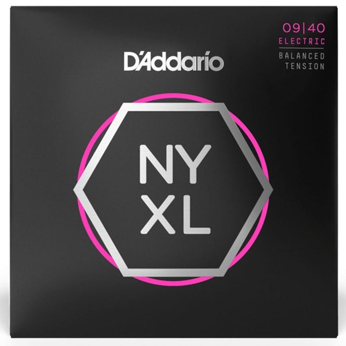D'Addario NYXL0940BT Balanced Tension Electric Guitar Strings - Super Light (9 - 40) (NYXL0940BT) - Gsus4