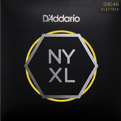 D'Addario NYXL0946 Nickel Wound Electric Strings Super Light Top/Regular Bottom 9 - 46 (NYXL0946) - Gsus4